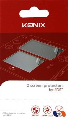 Konix Screen Protector Kit Schutzabdeckung Konsole kompatibel N3DS 2DS von Konix