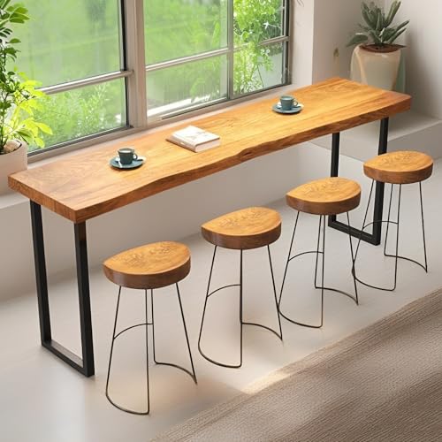 Barhocker-Set In Thekenhöhe, Modernes Design, Barhocker for Kücheninsel, Heimbar Oder Essbereich, Bequeme Barstühle Mit Stabiler Konstruktion [Nicht Im Tisch Enthalten](4-Piece) von Konplfdzn