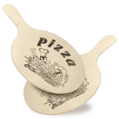 Pizzateller holz - Langlebig, dank Hochwertigem Buchen Holz - Pizzateller 2er Set - Pizzateller 32 cm - Pizzabrett rund - Pizza teller - holzbrett mit griff - pizzabrett mit gravur - Pizzateller groß Pizzateller holz - Langlebig, dank Hochwertigem Buchen Holz - Pizzateller 2er Set - Pizzateller 32 cm - Pizzabrett rund - Pizza teller - holzbrett mit griff - pizzabrett mit gravur - Pizzateller groß von Konrad