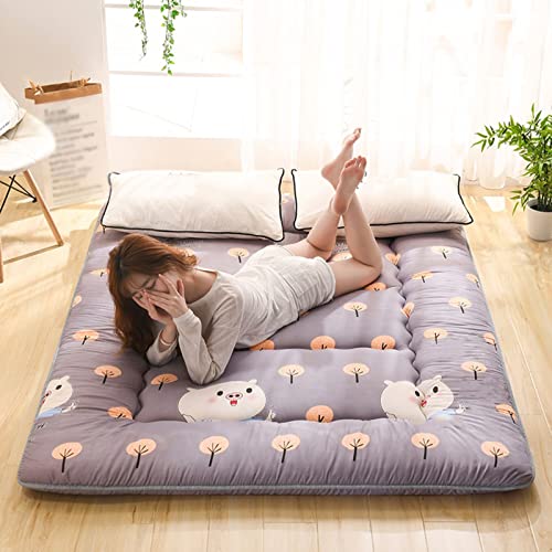 Konsilsa Faltbare Futon Matratze, groß Einzelmatratze Japanische Futon Matratze Futon fur das Futonbett Bodenmatratze Matratzenauflage Schlafen Pad Gästematratze Studentenwohnheim Camping von Konsilsa