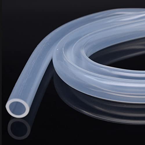 Konsilsa Silikonrohr, Flexibler Silikongummi -Rohrwasserluftschlauchrohr transparent für die Pumpenübertragung klar (Color : Clear, Größe : 10-18MM(1M)) von Konsilsa