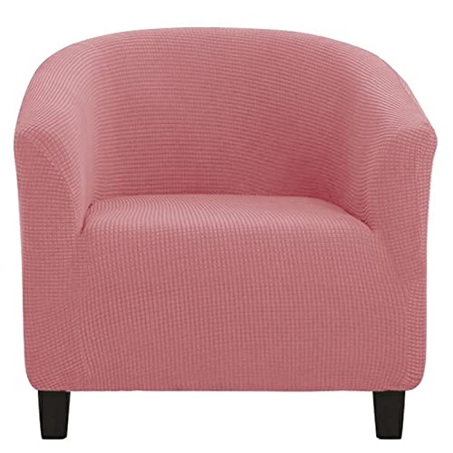 Konsilsa Stretch Sesselschoner, Sesselüberwürfe Sesselschoner Sesselhusse Sesselbezug Elastisch Husse für Cafe Stuhl Sessel (Color : Rosa) von Konsilsa