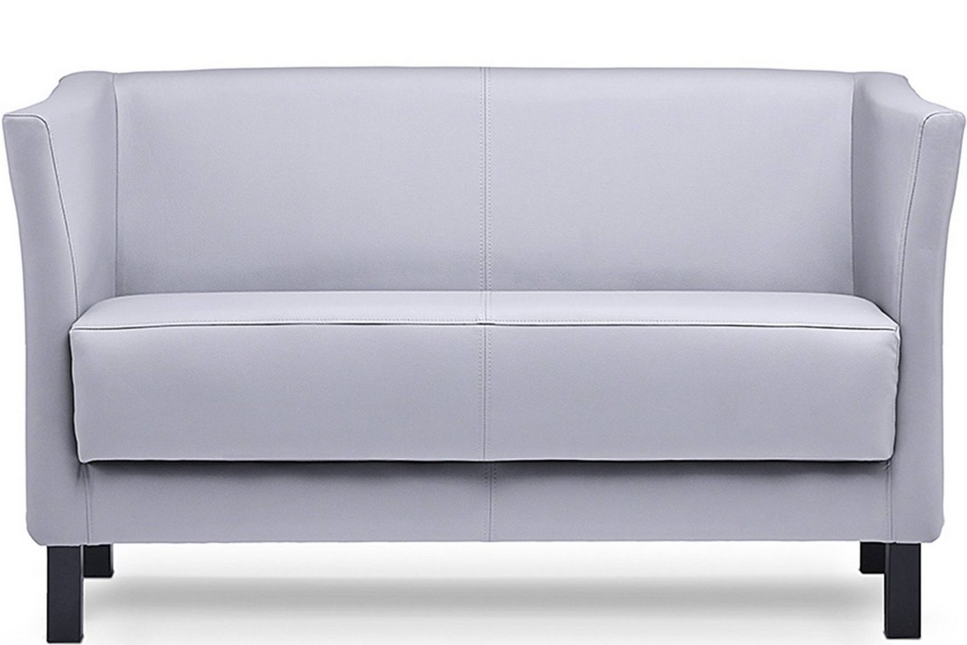 Konsimo 2-Sitzer ESPECTO Sofa 2 Personen, weiche Sitzfläche und hohe Rückenlehne, Kunstleder, hohe Massivholzbeine von Konsimo