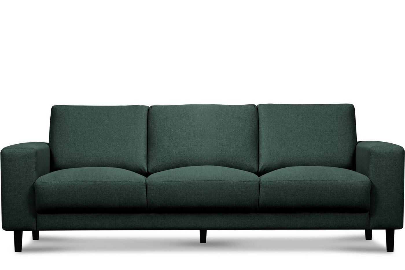 Konsimo 3-Sitzer ALIO Sofa 3 Personen, Massivholzbeine, zeitloses Design von Konsimo