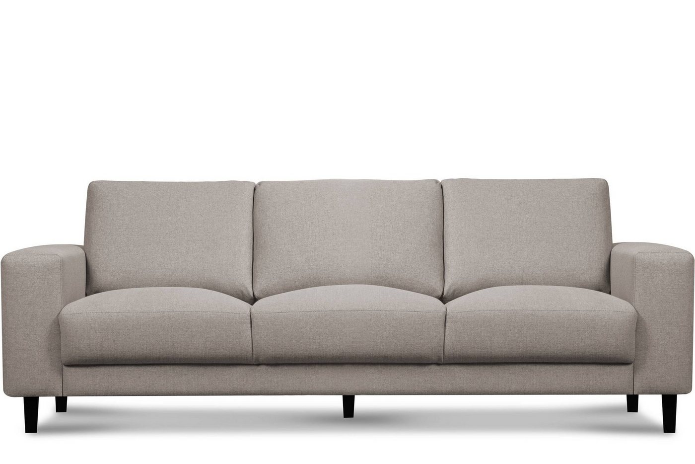Konsimo 3-Sitzer ALIO Sofa 3 Personen, Massivholzbeine, zeitloses Design von Konsimo
