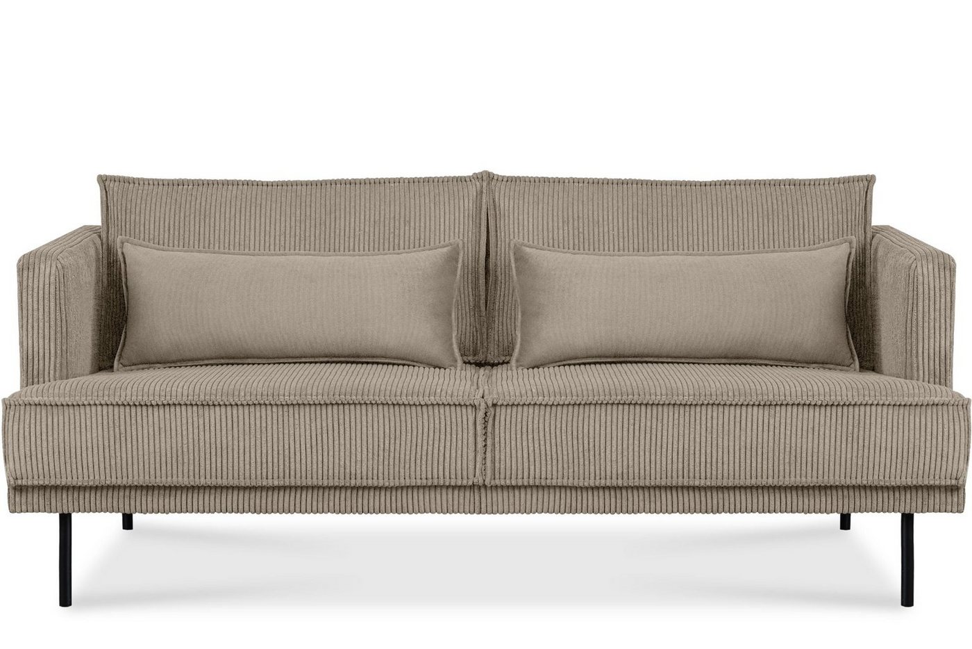 Konsimo 3-Sitzer GANZO Sofa 3-Personen, Wohnzimmersofa, mit Zierkissen, Loft-Stil von Konsimo