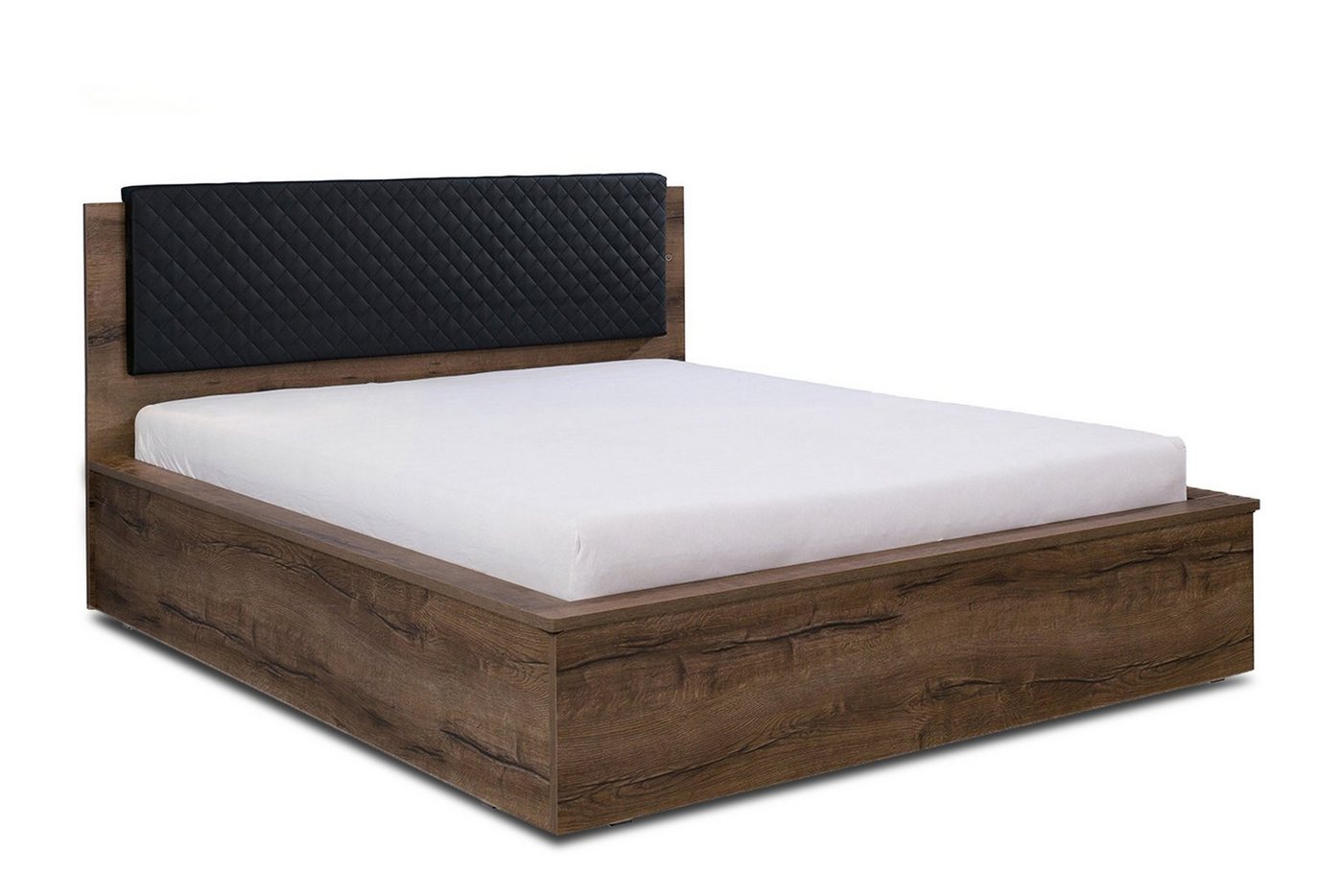 Konsimo Bett MERO Bett, mit Bettkasten, komfortliegehöhe, Kopfteil gepolstert, modernes Design von Konsimo