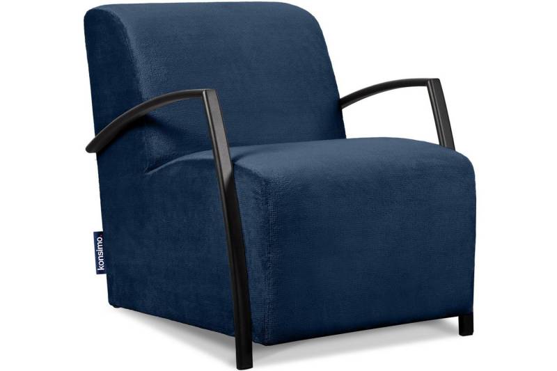 KONSIMO® Cocktailsessel CARO Sessel, mit gewellter Feder im Sitz,ergonomische Form für bequemes Sitzen von KONSIMO®