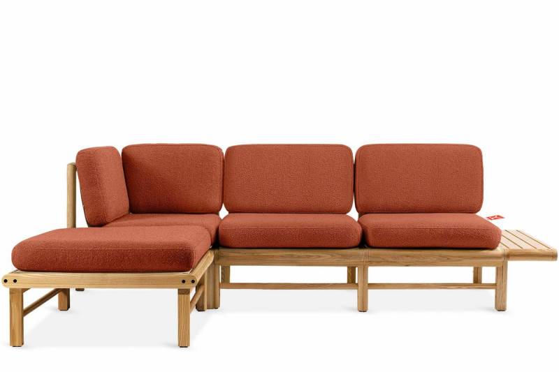 KONSIMO® Loungesofa ATREDA Garten-Ecksofa links, hergestellt in der EU, Boho, Garten von KONSIMO®