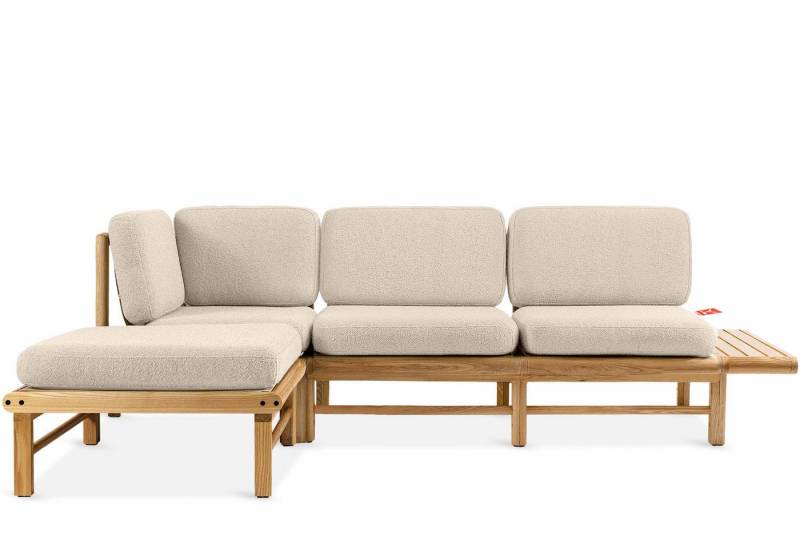 KONSIMO® Loungesofa ATREDA Garten-Ecksofa links, hergestellt in der EU, Boho, Garten von KONSIMO®