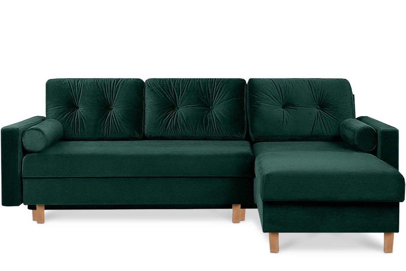 Konsimo Ecksofa ERISO Universalecke mit Ottomane, ausziehbare Liegfläche 212x140 cm von Konsimo