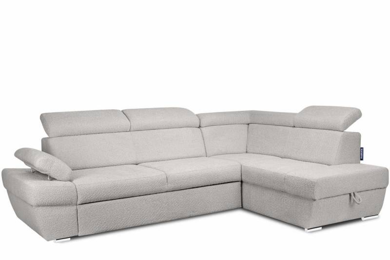 KONSIMO Ecksofa RATLO Ecksofa, mit Bettfunktion und Bettkasten,verstellbare Armlehne/Kopfstütze von KONSIMO