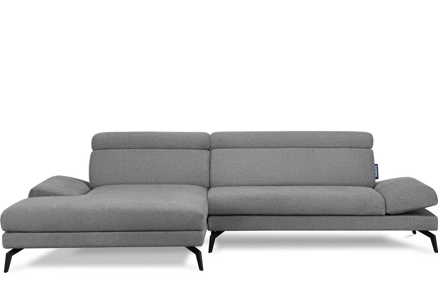 Konsimo Ecksofa RENAR Ecksofa, bewegliche Armlehnen, bewegliche Kopfstützen, hohe Beine, Loft-Stil von Konsimo