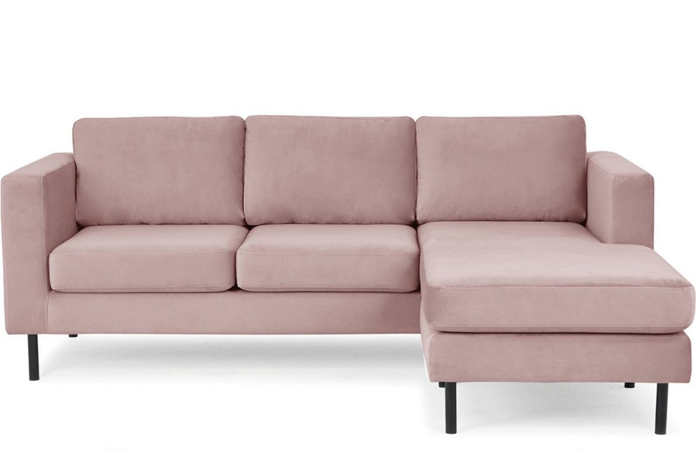 Konsimo Ecksofa TOZZI, universelles Design, Seite ist universell, hohe Beine von Konsimo