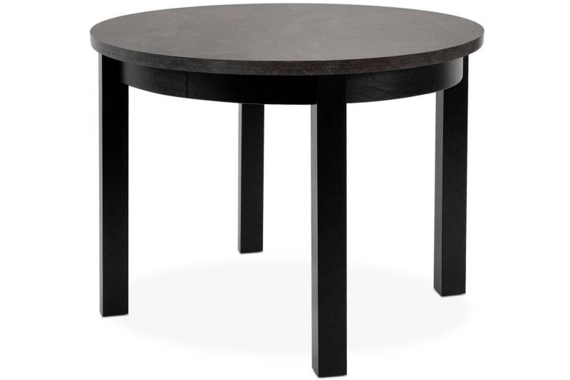 KONSIMO® Esstisch BALTE Ausziehbar Rund Esstisch, hergestellt in der EU, Loft&Industrial Stil, ausziehbar bis 220cm von KONSIMO®