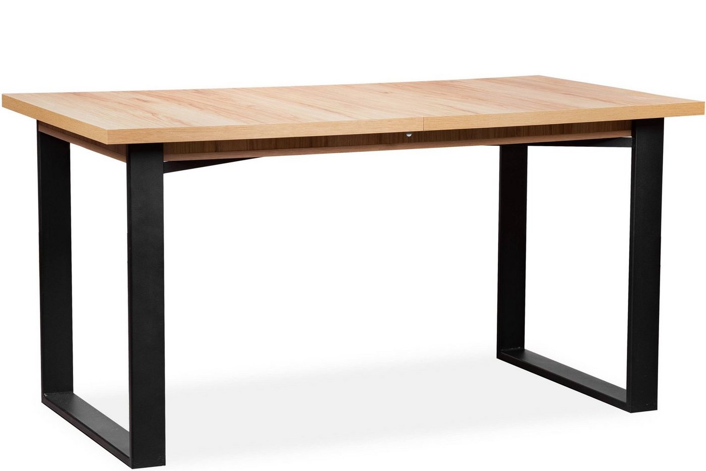 Konsimo Esstisch CETO Esszimmertisch Küchentisch 150x80cm, ausziehbar bis 190cm, rechteckig, Loft-Stil von Konsimo