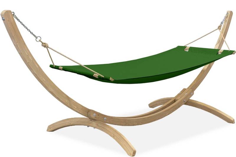 KONSIMO® Hängematte CORRELO Hängematte mit Gestell (Hängematte mit Gestell), hergestellt in der EU, auf einem massiven Holzrahmen von KONSIMO®