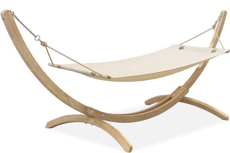 KONSIMO® Hängematte CORRELO Hängematte mit Gestell (Hängematte mit Gestell), hergestellt in der EU, auf einem massiven Holzrahmen von KONSIMO®