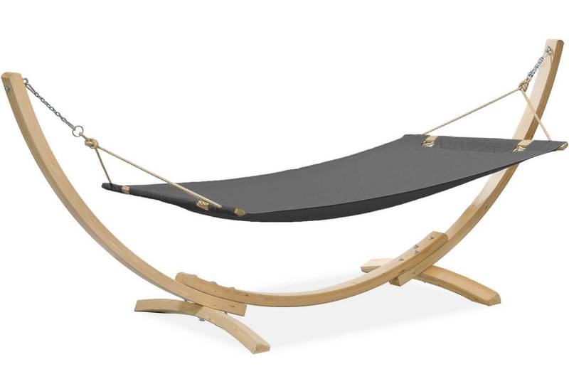 KONSIMO® Hängematte LENGER Hängematte mit Gestell (Hängematte mit Gestell), hergestellt in der EU, Massivholzrahmen von KONSIMO®