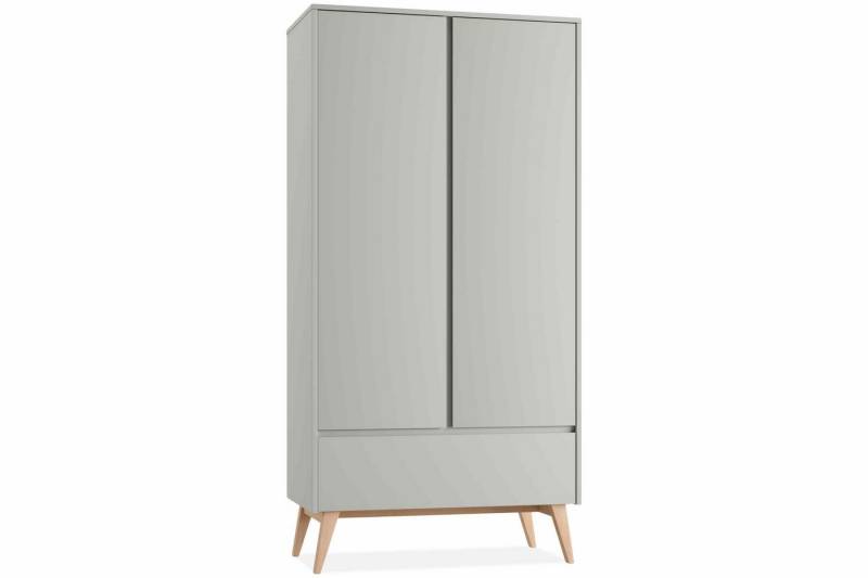 KONSIMO Kleiderschrank DAMBI Kinderkleiderschrank, hergestellt in der EU, 4 Einlegeböden, mit Schublade von KONSIMO