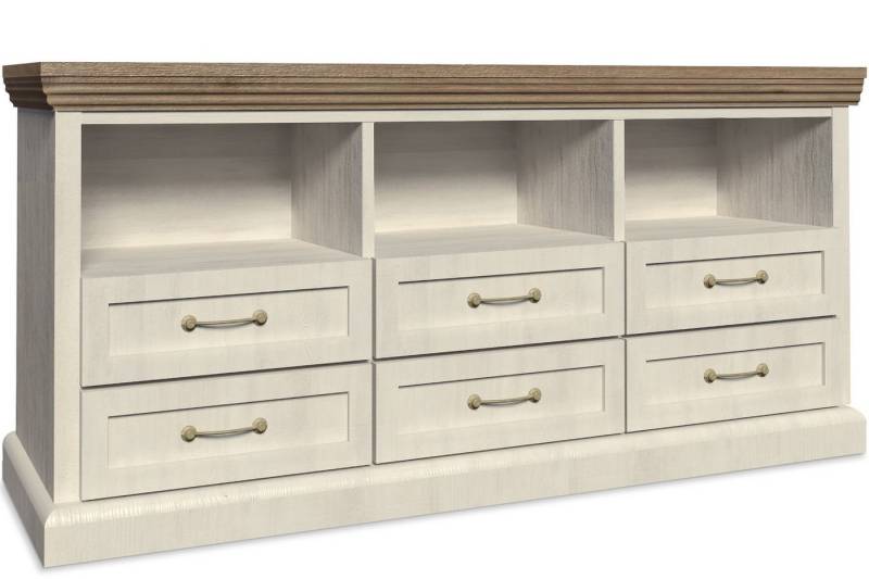 KONSIMO® Lowboard ARVEN TV-Schrank TV-Board Fernsehschrank, mit Schubladen, zeitloses Design von KONSIMO®