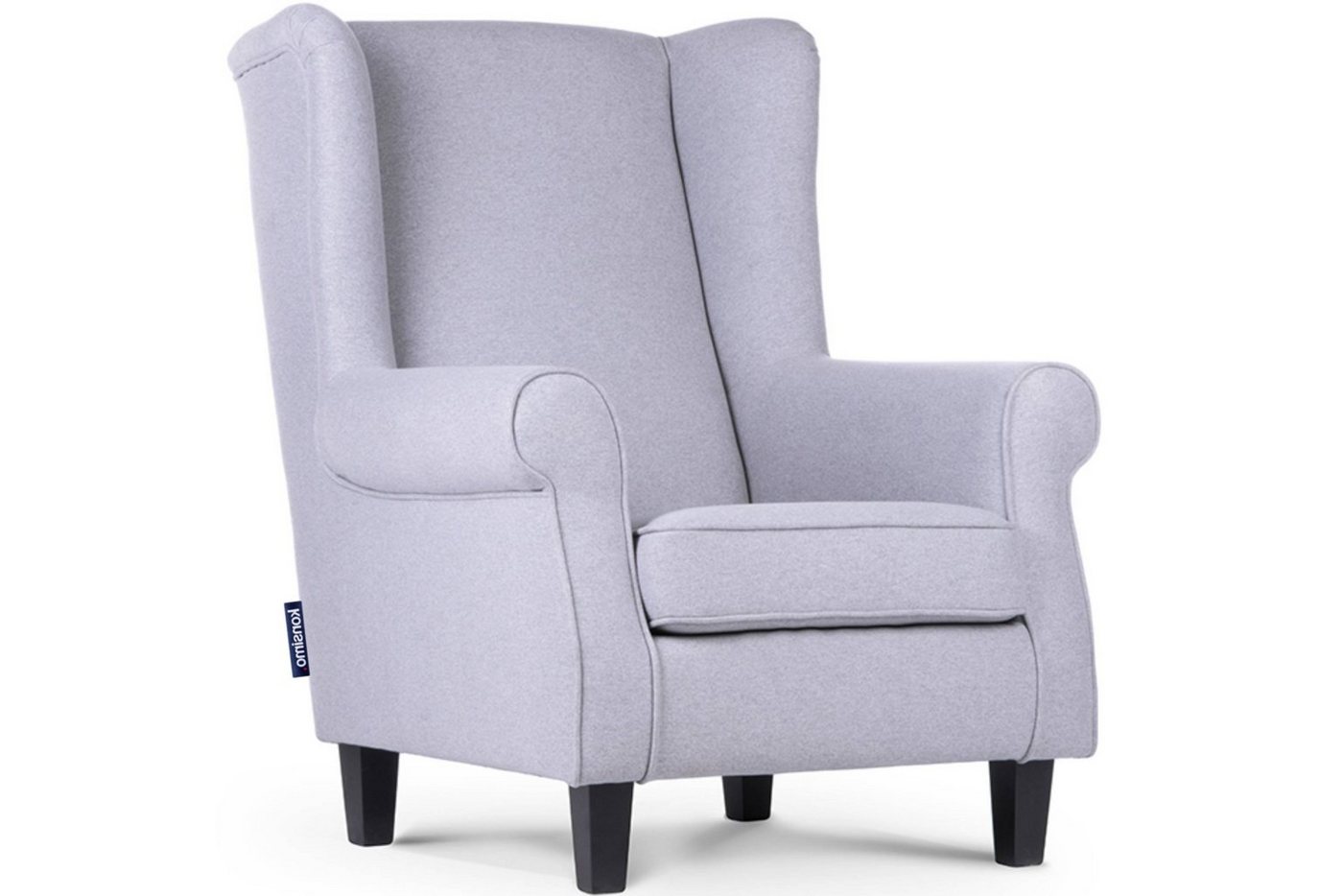 KONSIMO® Ohrensessel MILES Gepolsterter Sessel, mit Armlehnen, Massivholzbeine KONSIMO® Ohrensessel MILES Gepolsterter Sessel, mit Armlehnen, Massivholzbeine von KONSIMO®