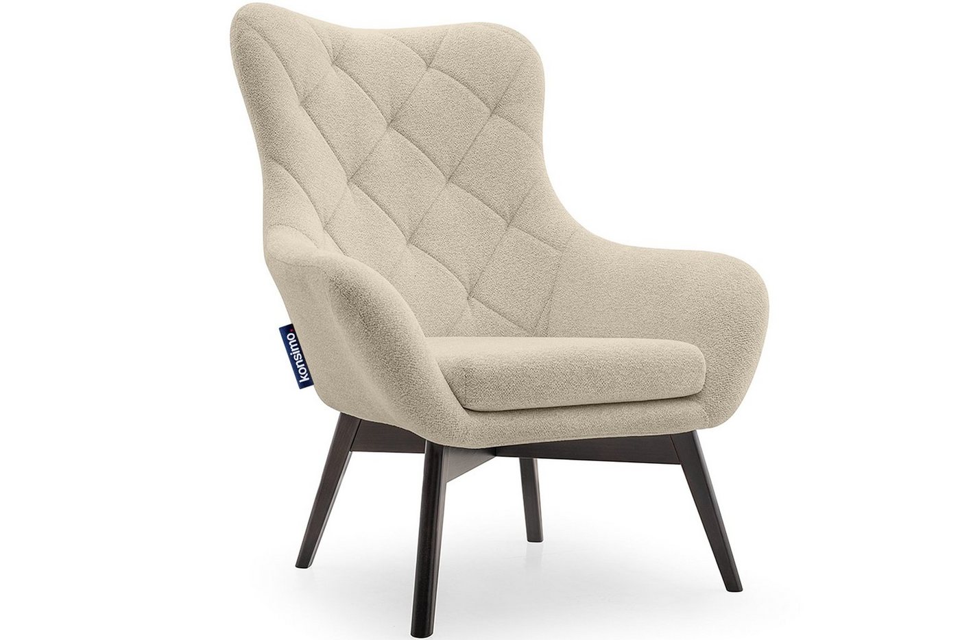 KONSIMO® Ohrensessel RAMOS, Sessel mit Steppung,robuste Holzbeine,Polyurethanschaum im Sitz KONSIMO® Ohrensessel RAMOS, Sessel mit Steppung,robuste Holzbeine,Polyurethanschaum im Sitz von KONSIMO®