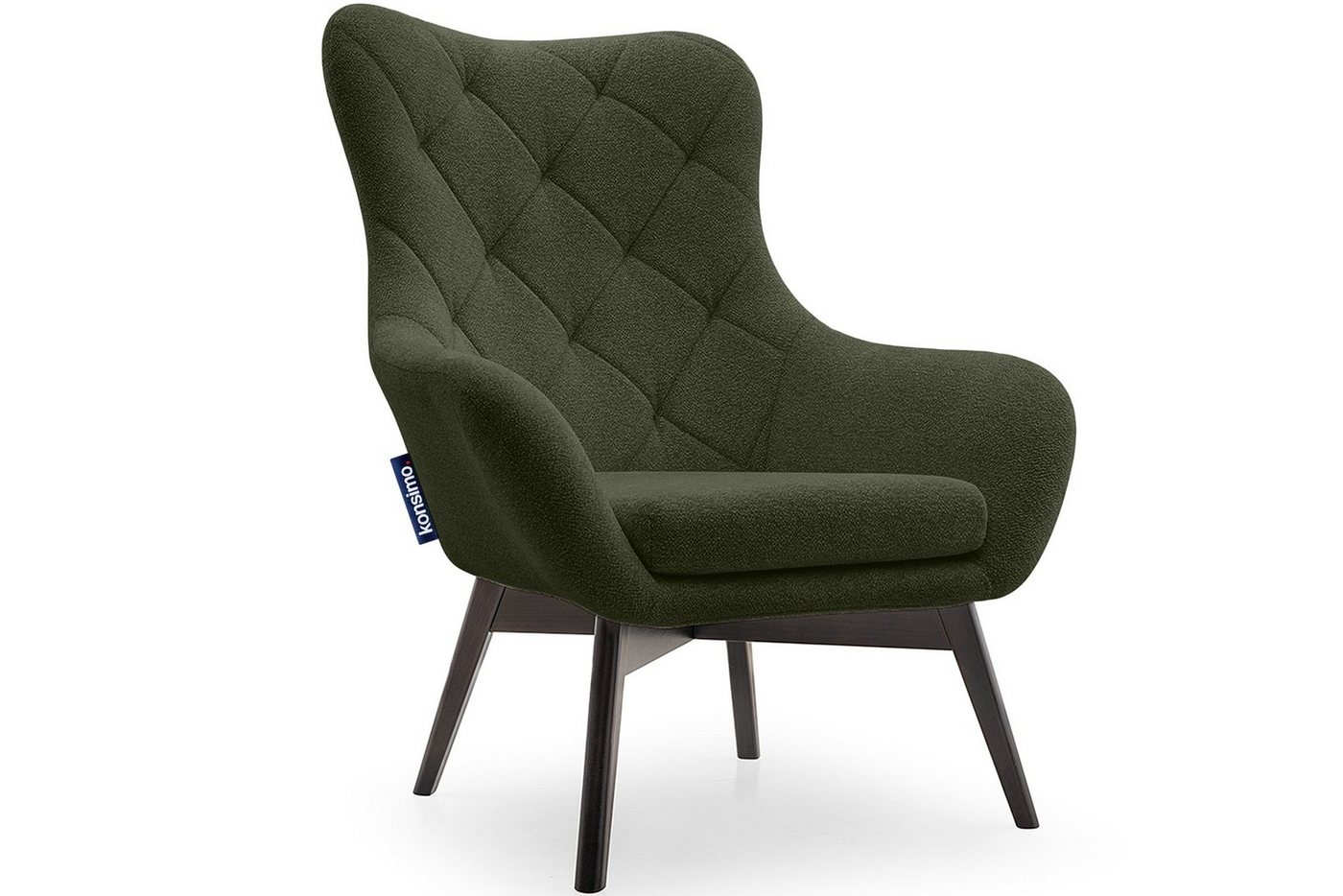KONSIMO® Ohrensessel RAMOS, Sessel mit Steppung,robuste Holzbeine,Polyurethanschaum im Sitz KONSIMO® Ohrensessel RAMOS, Sessel mit Steppung,robuste Holzbeine,Polyurethanschaum im Sitz von KONSIMO®