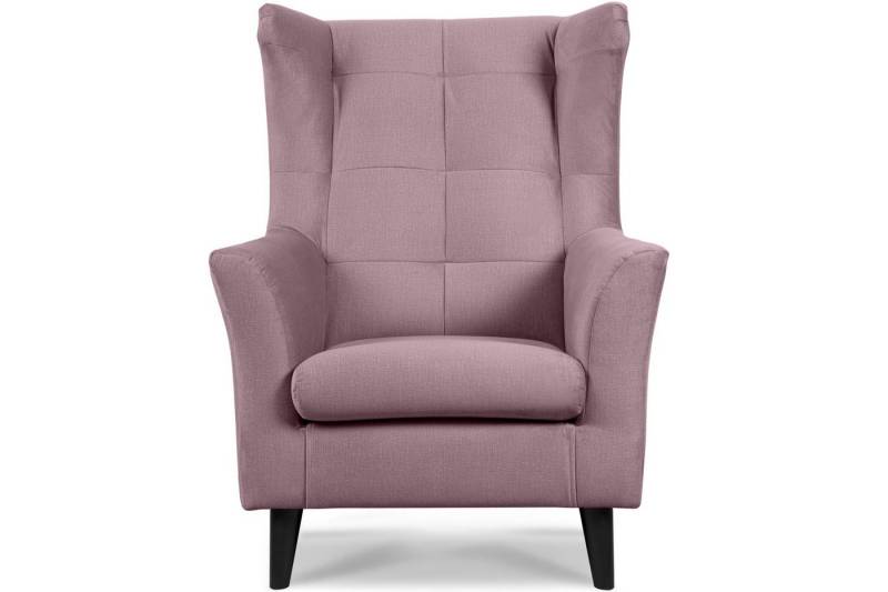 KONSIMO® Ohrensessel SALIS Sessel mit Armlehne, wasserabweisender Oberstoff,gewellte Feder und Schaumstoff im Sitz von KONSIMO®