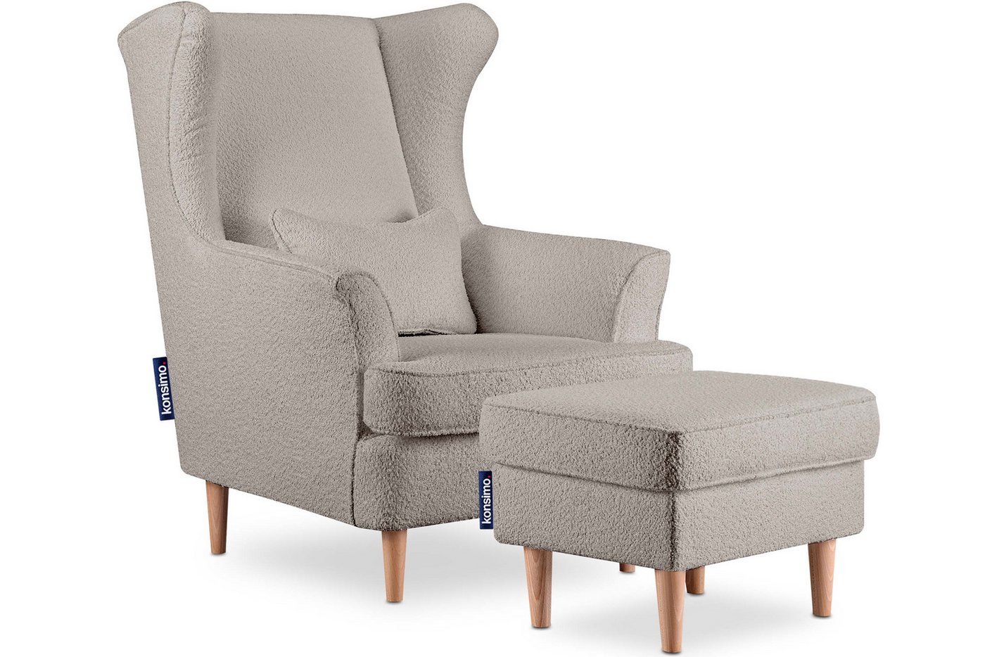KONSIMO® Ohrensessel STRALIS Sessel, zeitloses Design KONSIMO® Ohrensessel STRALIS Sessel, zeitloses Design von KONSIMO®