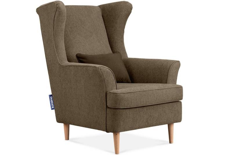 KONSIMO® Ohrensessel STRALIS Sessel, zeitloses Design von KONSIMO®