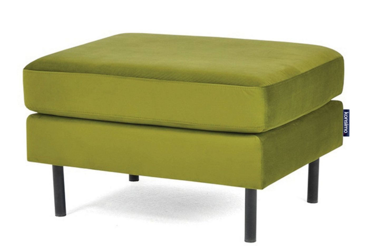 Konsimo Polsterhocker TOZZI Sitzhocker Pouffe, hohe Beine, universelles Design von Konsimo