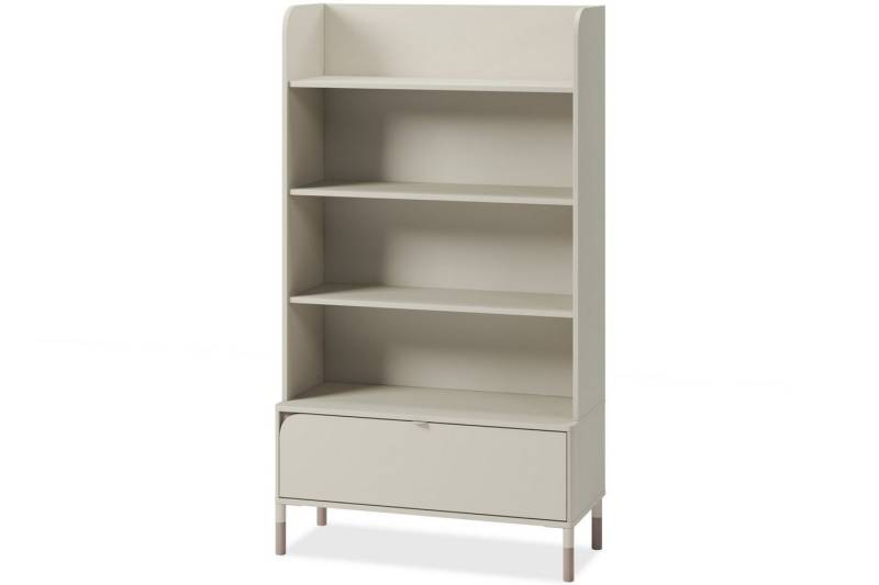 KONSIMO® Regal CATTA Bücherregal, Jugend Bücherregal, Metallfüße, minimalistisch von KONSIMO®