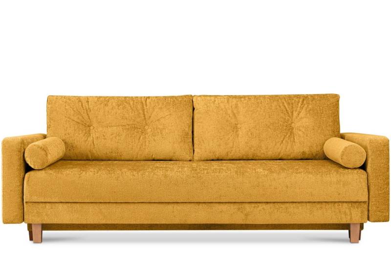 KONSIMO Schlafsofa ERISO Sofa 3-Personen, Liegfläche 196x150 cm, Chenille-Oberstoff, mit Schlaffunktion von KONSIMO