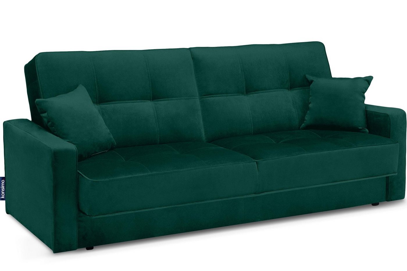 Konsimo Schlafsofa ORIO Sofa 3 Personen, Liegefläche: 219x90cm, mit Wellenunterfederung, mit Schlaffunktion von Konsimo