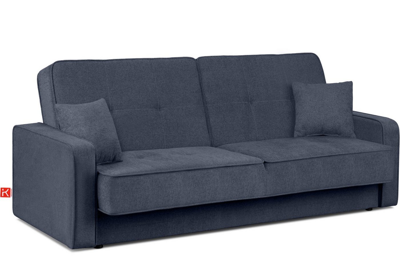 Konsimo Schlafsofa ORIO Sofa 3 Personen, Liegefläche: 219x90cm, mit Wellenunterfederung, mit Schlaffunktion von Konsimo