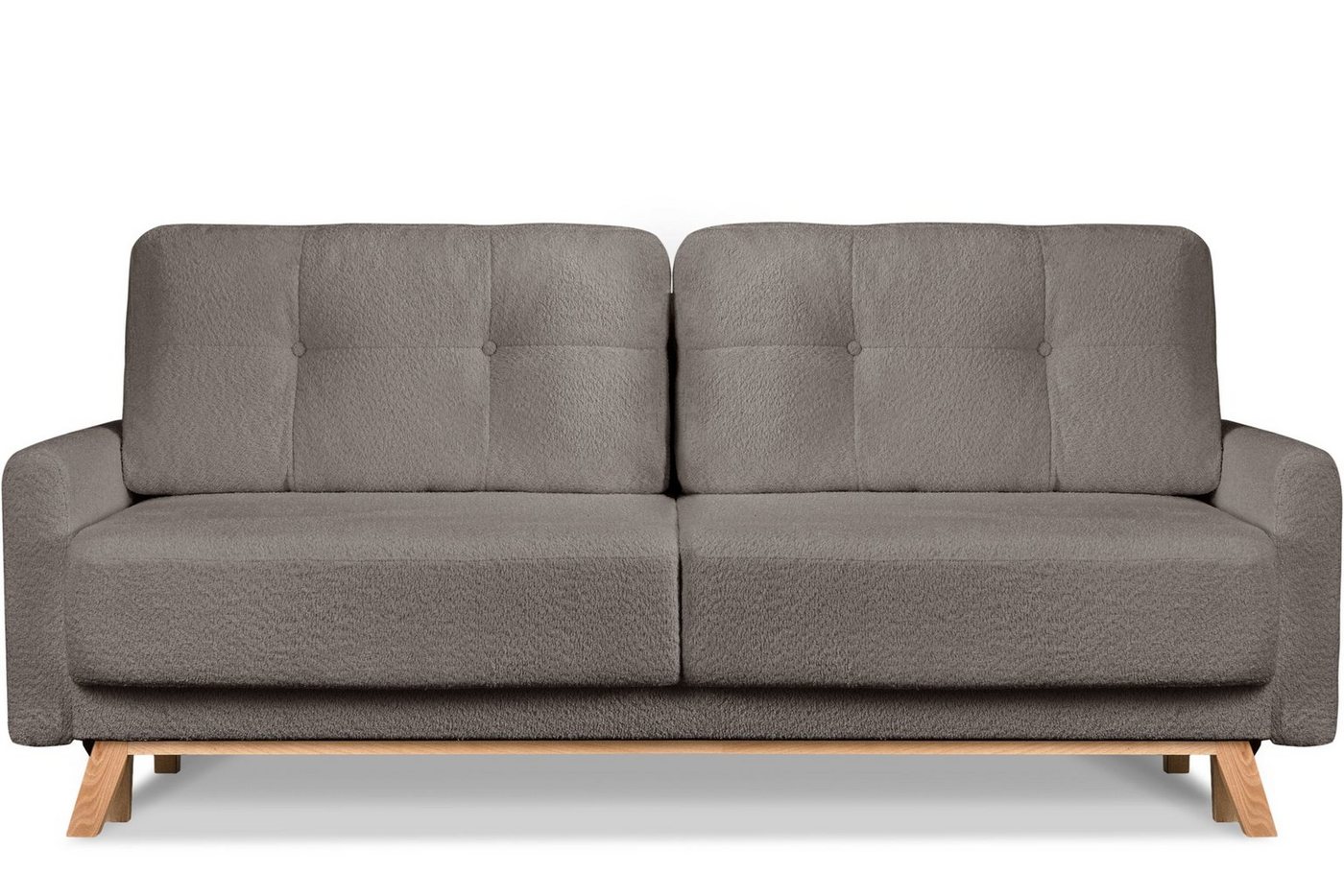 Konsimo Schlafsofa VISNA Sofa 3 Personen, ausziehbare Liegfläche 193×146 von Konsimo