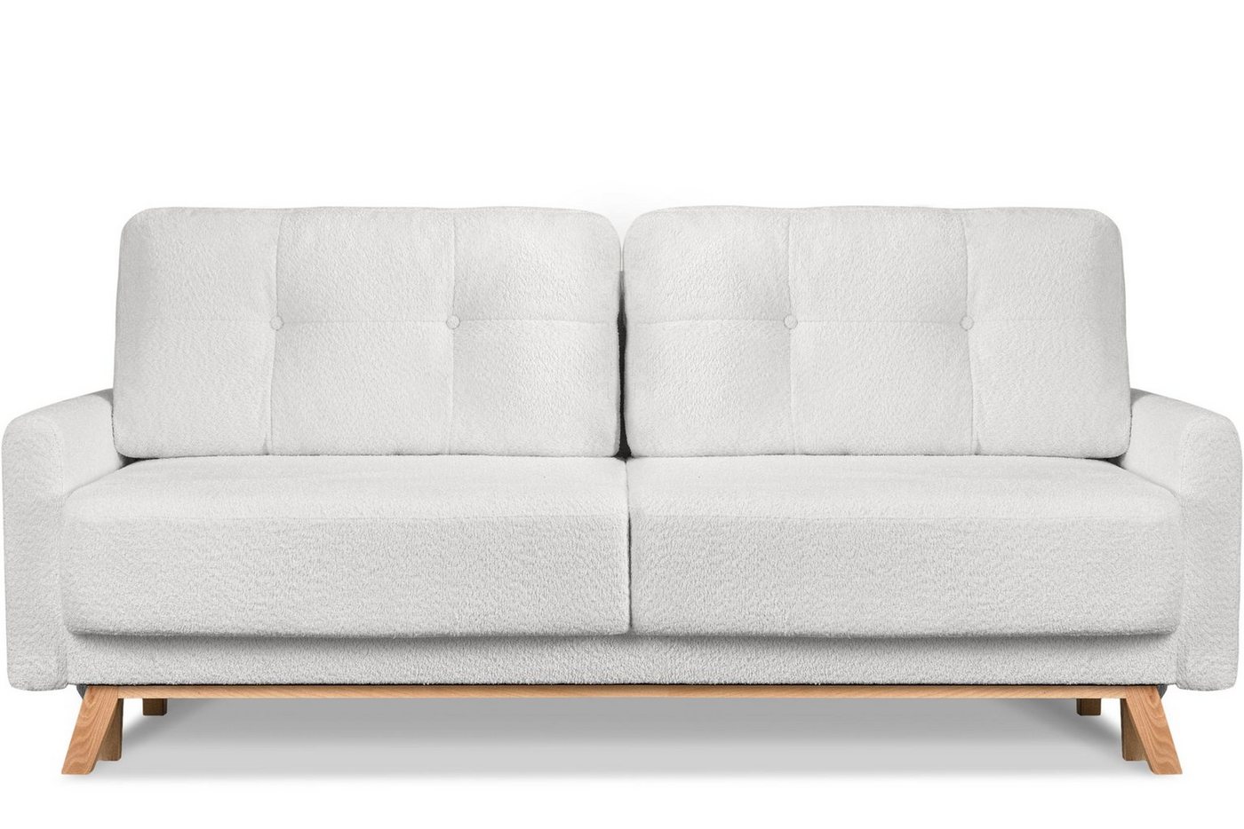 Konsimo Schlafsofa VISNA Sofa 3 Personen, ausziehbare Liegfläche 193×146 von Konsimo