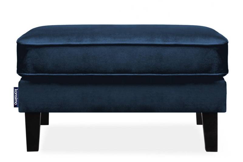 KONSIMO® Sitzhocker TERSO elegant, zeitloses Design und hohe Beine, Weicher Velours-Stoff von KONSIMO®