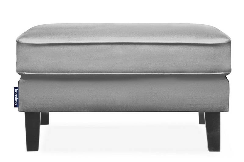 KONSIMO® Sitzhocker TERSO elegant, zeitloses Design und hohe Beine, Weicher Velours-Stoff von KONSIMO®