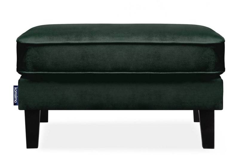 KONSIMO® Sitzhocker TERSO elegant, zeitloses Design und hohe Beine, Weicher Velours-Stoff von KONSIMO®