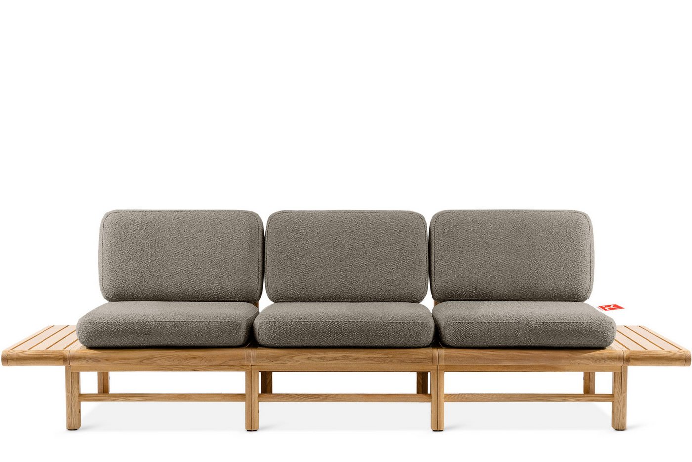KONSIMO® Sofa ATREDA Gartensofa 3-Sitzer, mit beideseitig Ablagen, hergestellt in der EU von KONSIMO®