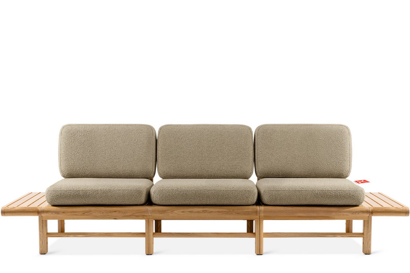 KONSIMO® Sofa ATREDA Gartensofa 3-Sitzer, mit beideseitig Ablagen, hergestellt in der EU von KONSIMO®