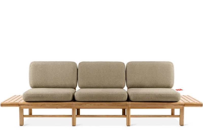 KONSIMO® Sofa ATREDA Gartensofa 3-Sitzer, mit beideseitig Ablagen, hergestellt in der EU von KONSIMO®