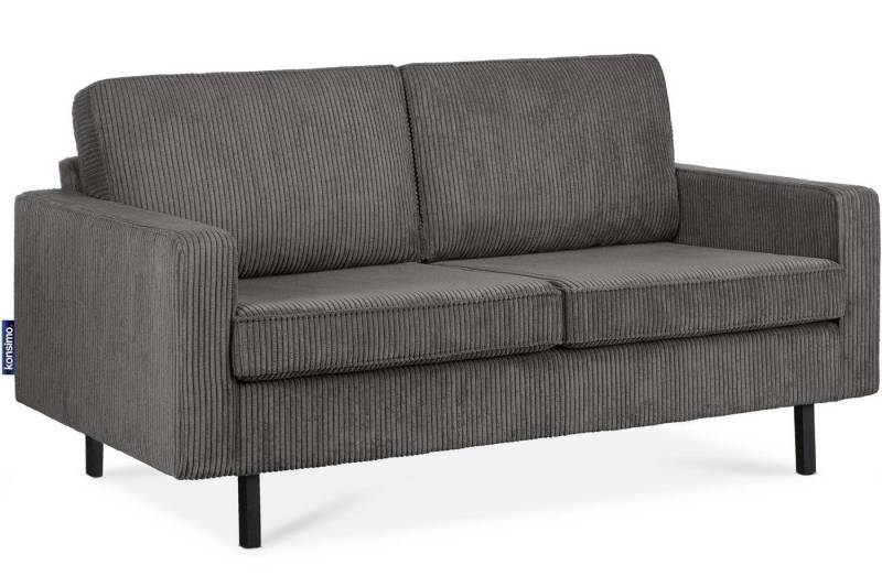 KONSIMO 3-Sitzer INVIA Einzelsofa, Polsterung aus hochwertigem Schaumstoff,in Pet Friendly Cord-Stoff von KONSIMO