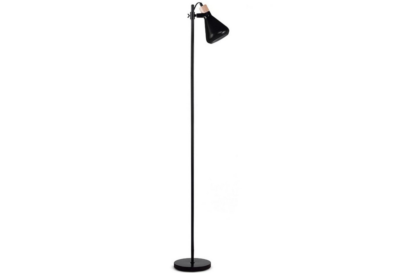 Konsimo Stehlampe CORTODI Stehleuchte im Skandinavischen Stil Wohnzimmer Schlafzimmer, Leuchmittel wechselbar, 1,5m, E14 von Konsimo