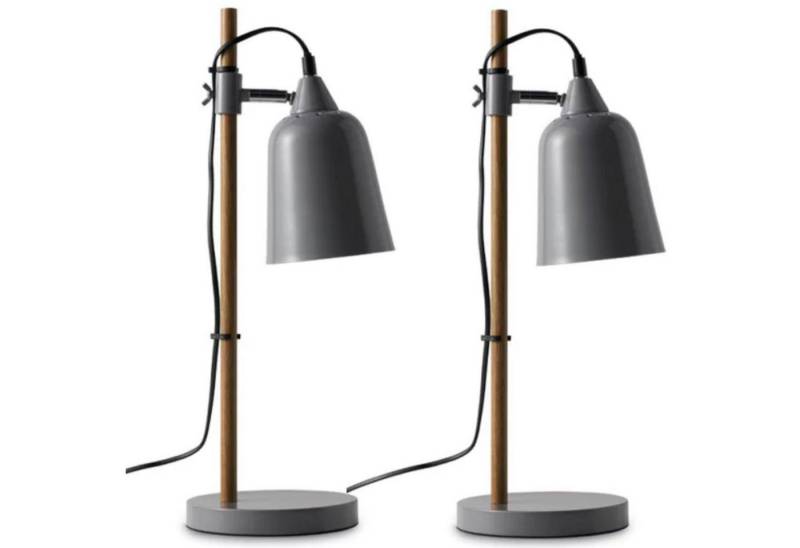 KONSIMO® Tischleuchte HALI Nachttischlampe Schreibtischlampe, ohne Leuchtmittel, 2 Stück von KONSIMO®