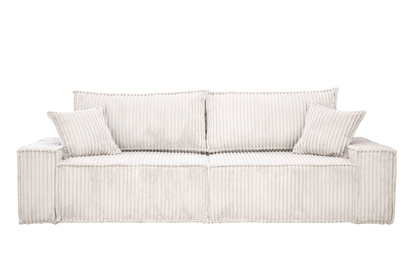 Konstanta Möbelhaus Schlafsofa Lazio Boxspringsofa mit Schlaffunktion, Ecksofa, mit Bettfunktion und Bettkasten, Boxspring, gerades Sofa von Konstanta Möbelhaus