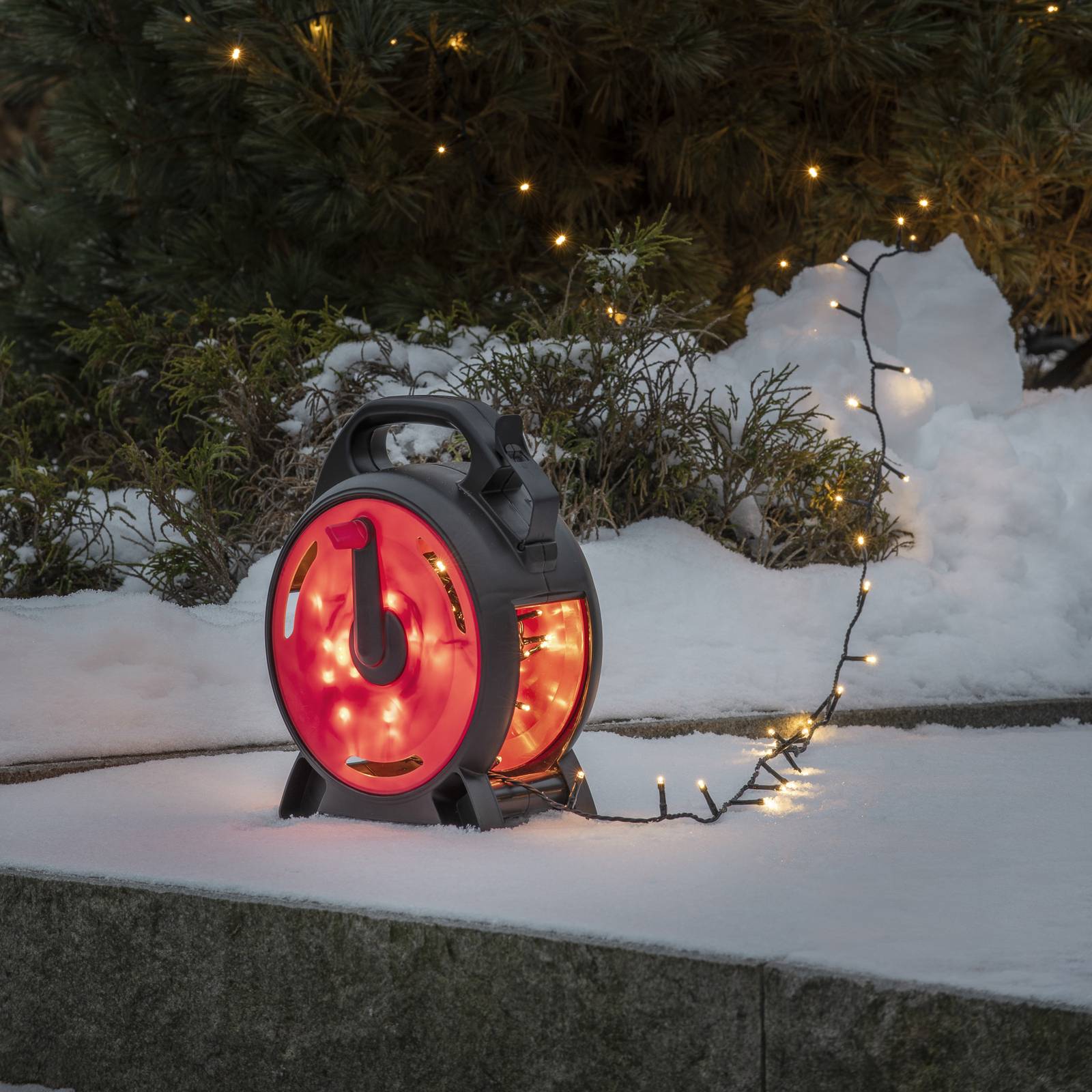 LED-Lichterkette Micro warmweiß 400-flammig 27,93m von Konstsmide Christmas