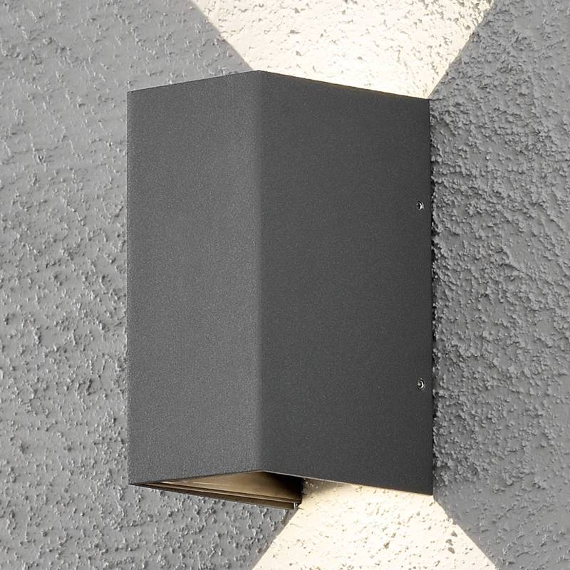 LED-Außenwandleuchte Cremona 8 cm anthrazit von Konstsmide